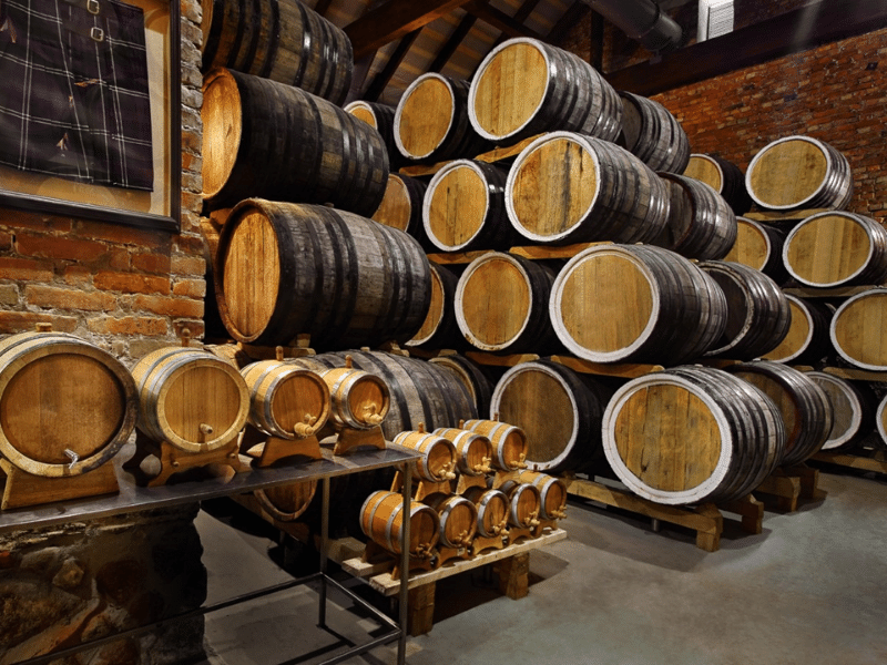 Enjoy a wee dram at whisky distillery